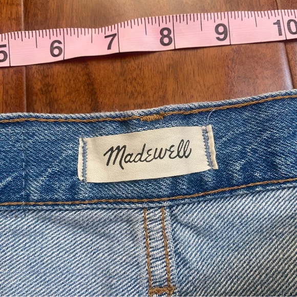 Madewell The Mom Jean Women's Size 26 Blue Denim Jeans High Rise 100% Cotton - Picture 4 of 7